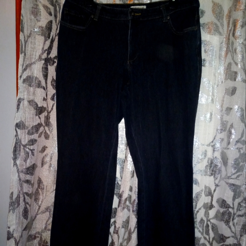 Lt black Coldwater Creek stretchy sz14 jean
